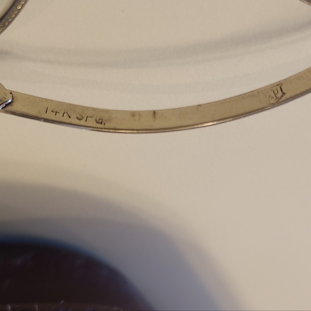 14k white gold 1900's glasses